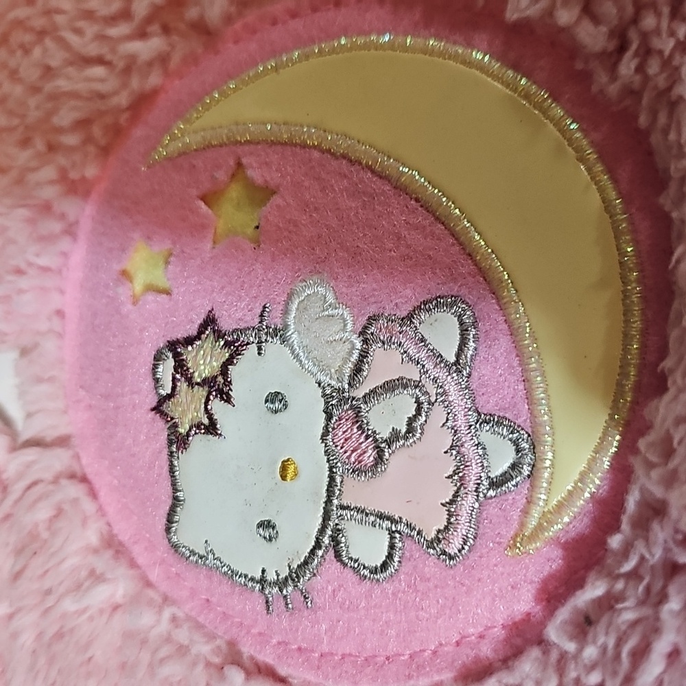 Hello Kitty Rare Pink Angel Stars & Moon Sanrio 2004 Plush Vintage Hand Bag - Picture 6 of 7